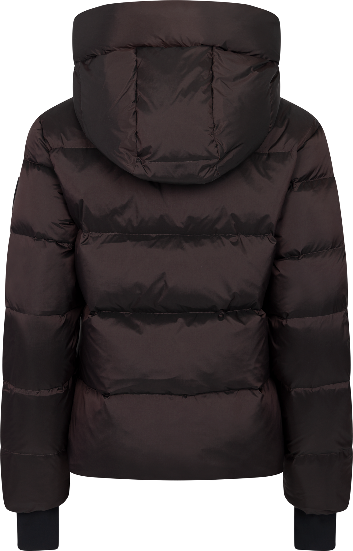 Angelika Down Puffer Jacket - Brown