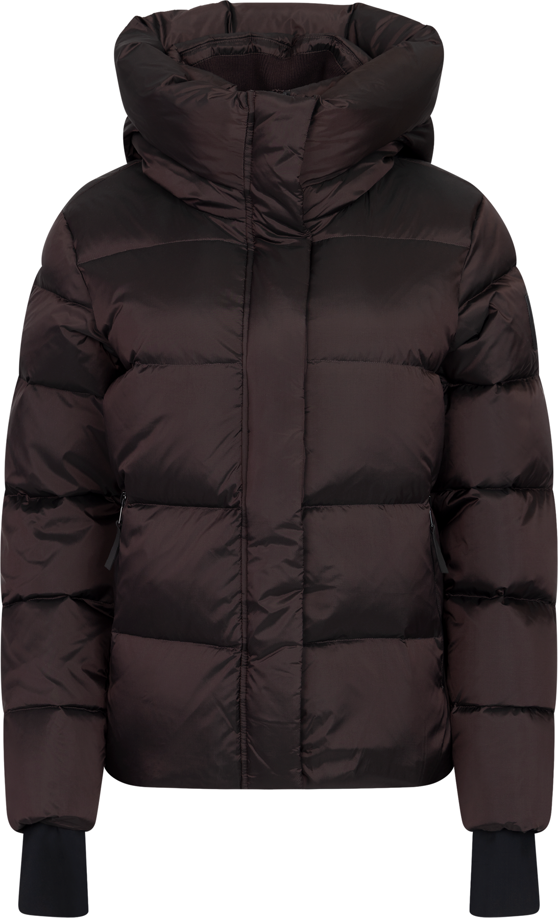 Angelika Down Puffer Jacket - Brown
