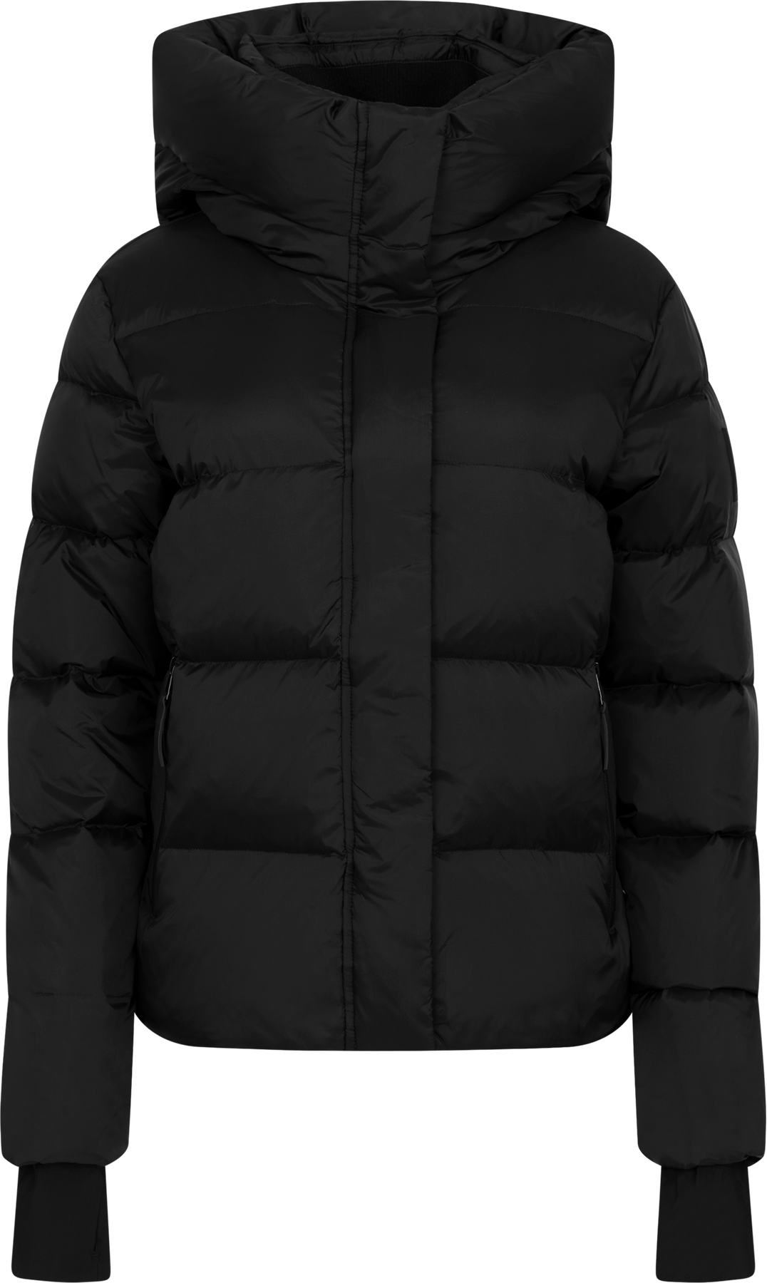 Angelika Down Puffer Jacket - Black
