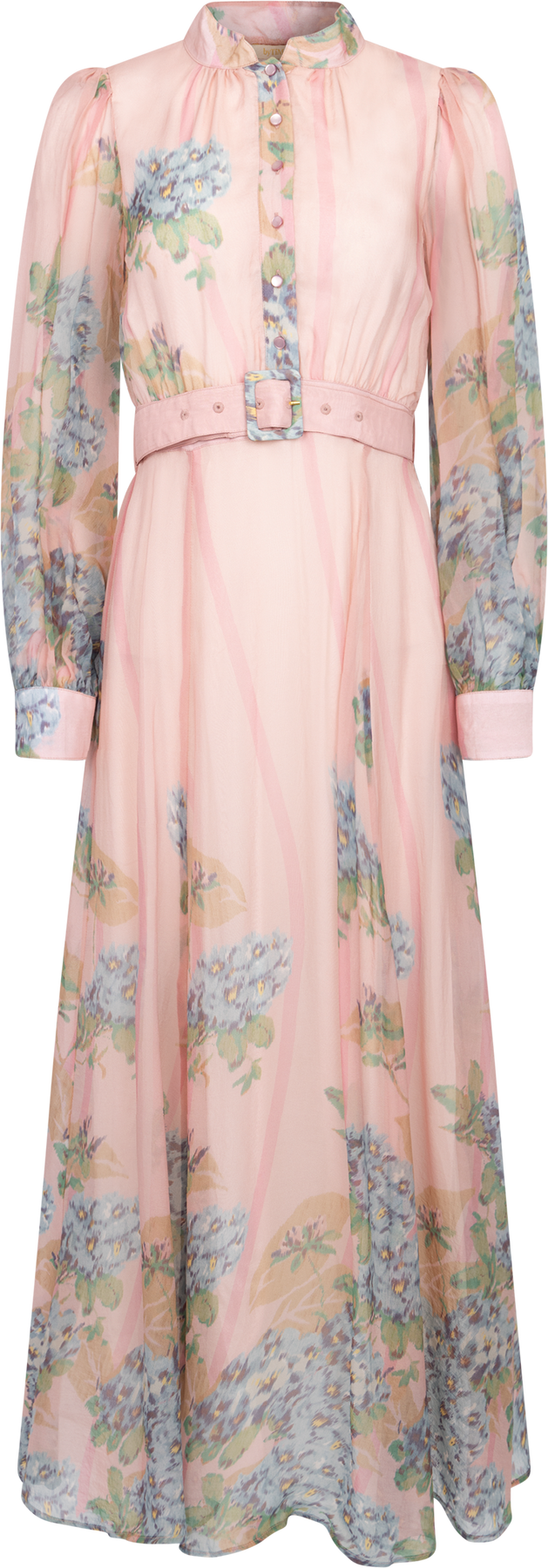 Organza Belt Dress - Blue Wallpaper