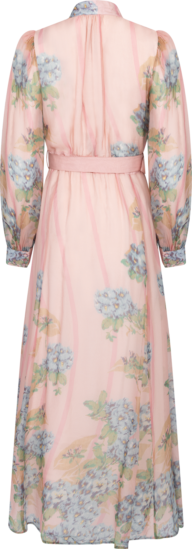 Organza Belt Dress - Blue Wallpaper