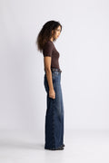 Lidie SS Top - Chokladbrun