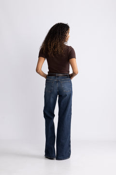 Lidie Ss Top - Chocolate