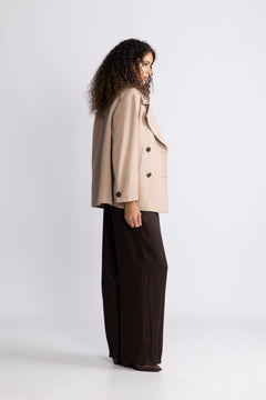 Cashmere Light Anke Short - Light Camel