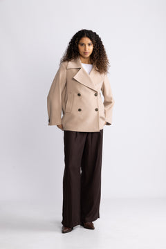 Cashmere Light Anke Short - Light Camel