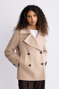 Cashmere Light Anke Short - Light Camel