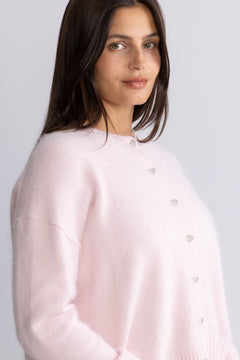 Hermine Cardigan - Pale Rose