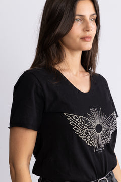 Gethi O-Ss Glam Tee - Black