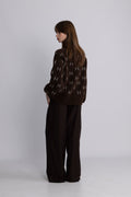 Fam Short Sweater - Dark Earth