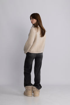 Nerida Knit Jacket - Oatmeal