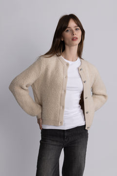 Nerida Knit Jacket - Oatmeal
