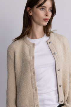 Nerida Knit Jacket - Oatmeal