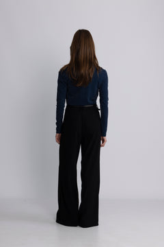 Sandra Ls Cowl Neck Top - Key Largo Silver Lurex