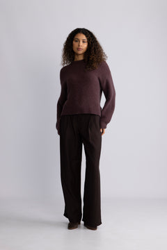 Kae Knit - Medium Brown