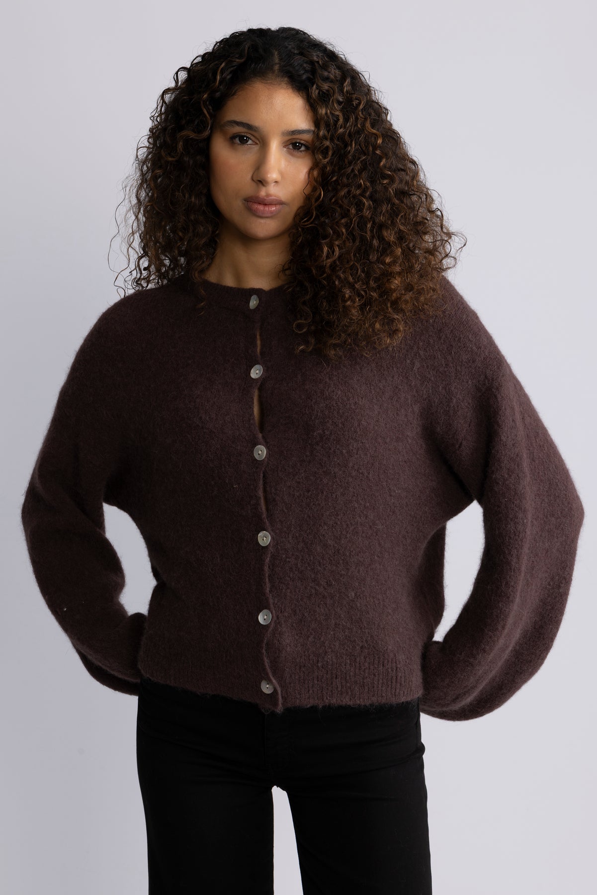 Kae Knit Kofta - Medium Brown
