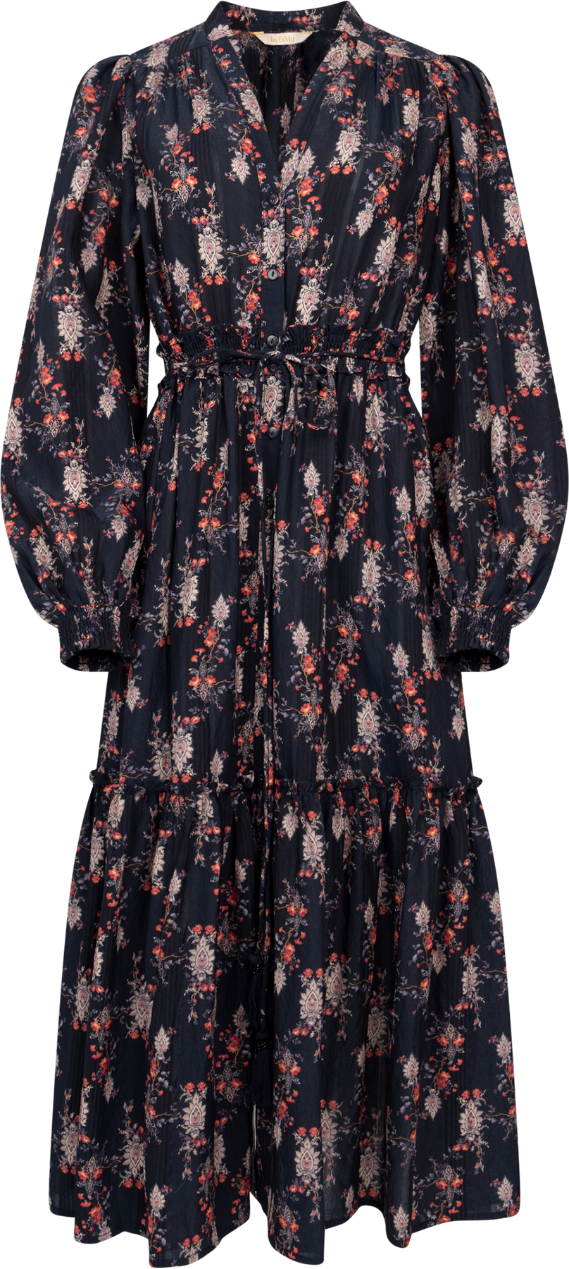 Bohemian Belt Dress - Midnight Paisley
