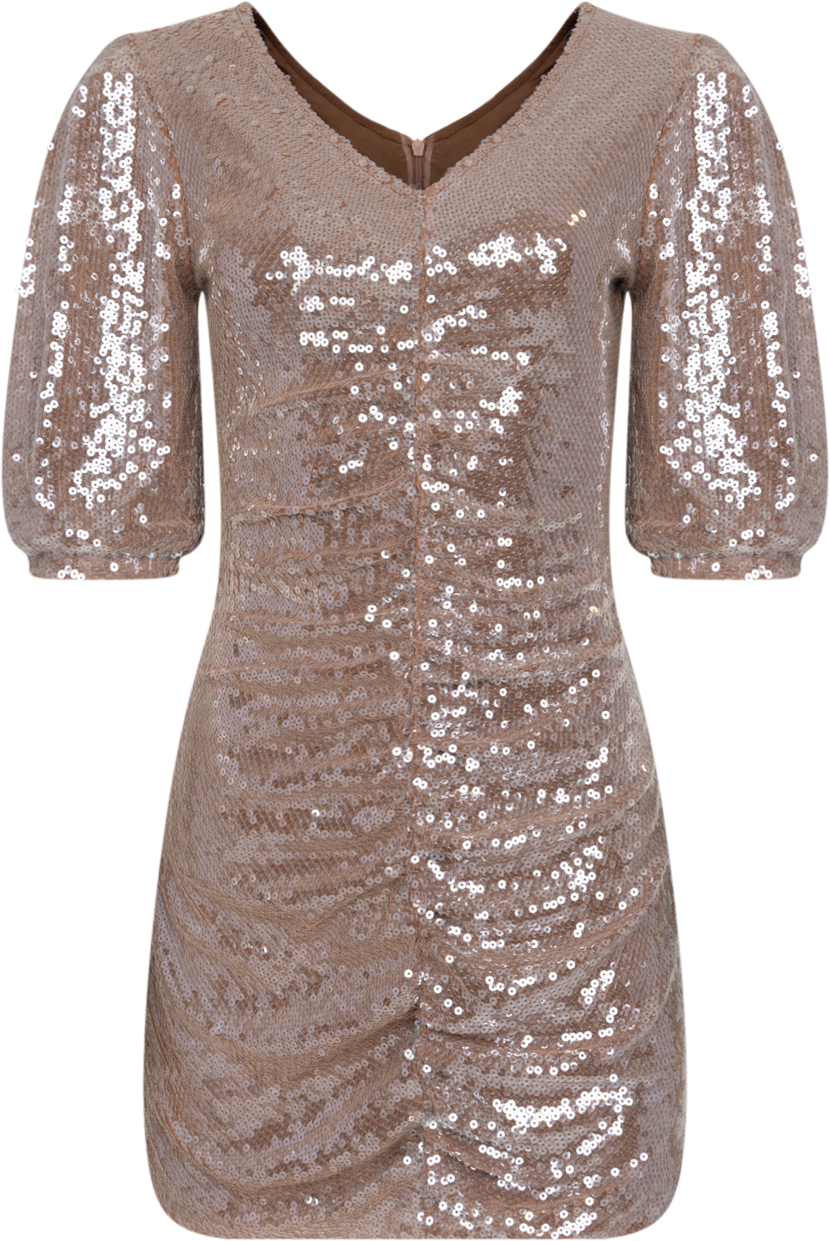 Aliceic Dress - Brun Paljett
