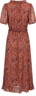 Rosamunde Puff Sleeve Dress - Oleander