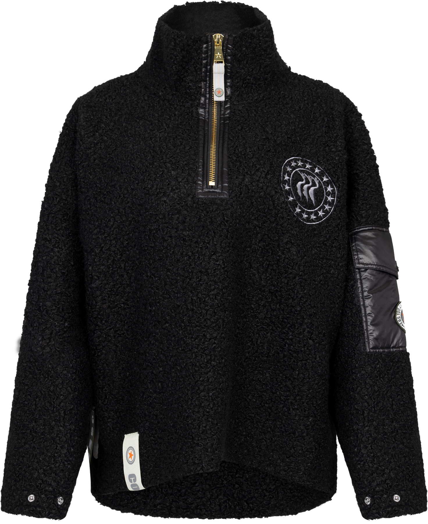 Nini Half Zip - Svart