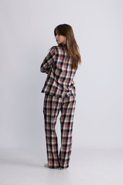 Flannel Pajama Set Gift Box - Ruby Red