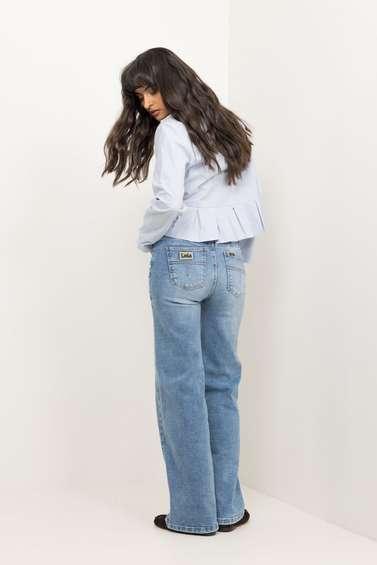 Palazzo Hypersoft Bleach Jeans
