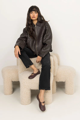 W Regular Jeans - Black Washed