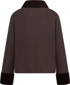 Fiona Country Solid Jacket - Brown