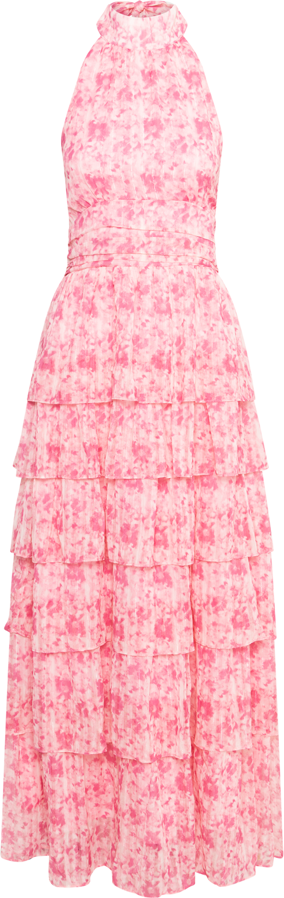 Ingalu Watercolor Dress - Pink