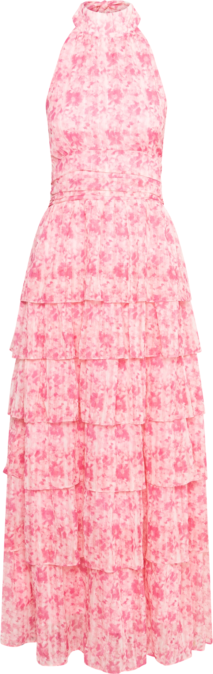 Ingalu Watercolor Dress - Pink