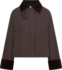 Fiona Country Solid Jacket - Brown