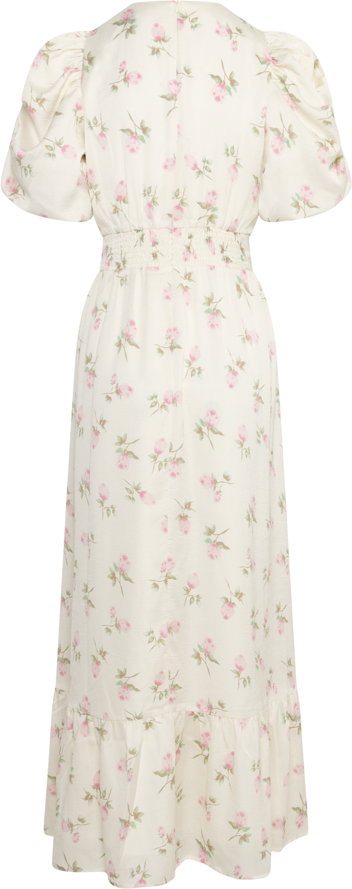Santi Satin Maxi Dress - Pink Floral