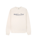 Wellness Club MC Broderad Sweatshirt - Cream