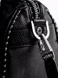 XS Sunny Grained Leather + Stu - Svart