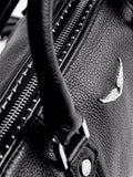 XS Sunny Grained Leather + Stu - Svart