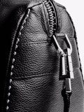 Zadig & Voltaire Sunny Medium Grained Leather + - Noir
