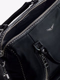 Zadig & Voltaire Sunny Medium Grained Leather + - Noir