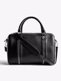 Zadig & Voltaire Sunny Medium Grained Leather + - Noir