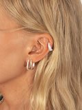 Dome Hoops - Silver