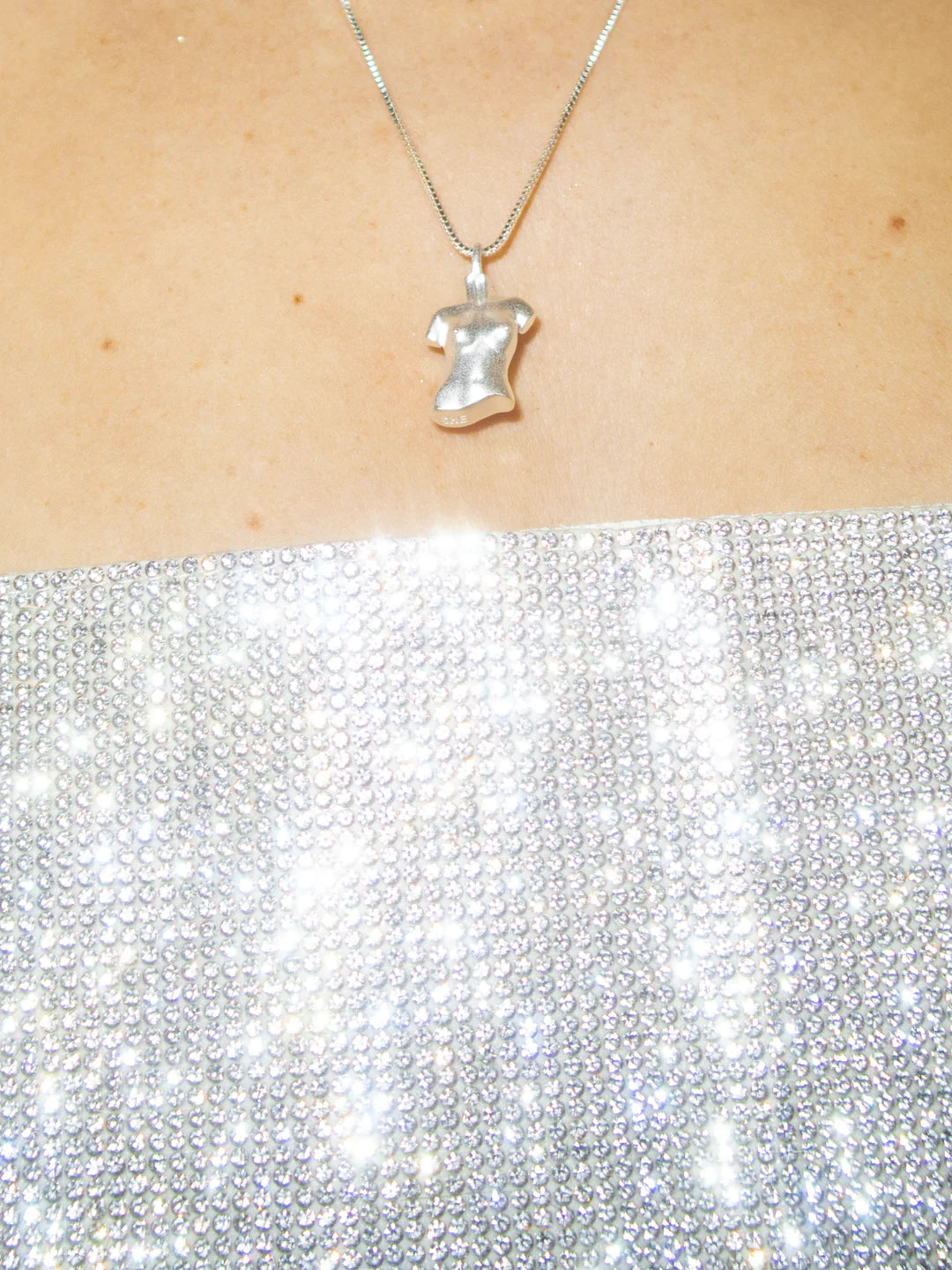 Figure Necklace - Silver