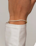 Tennisarmband - Guld