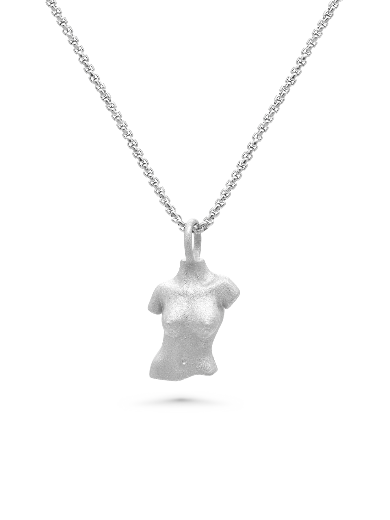 Figure Necklace - Silver