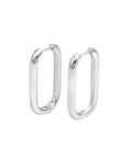 Edge Hoops - Silver