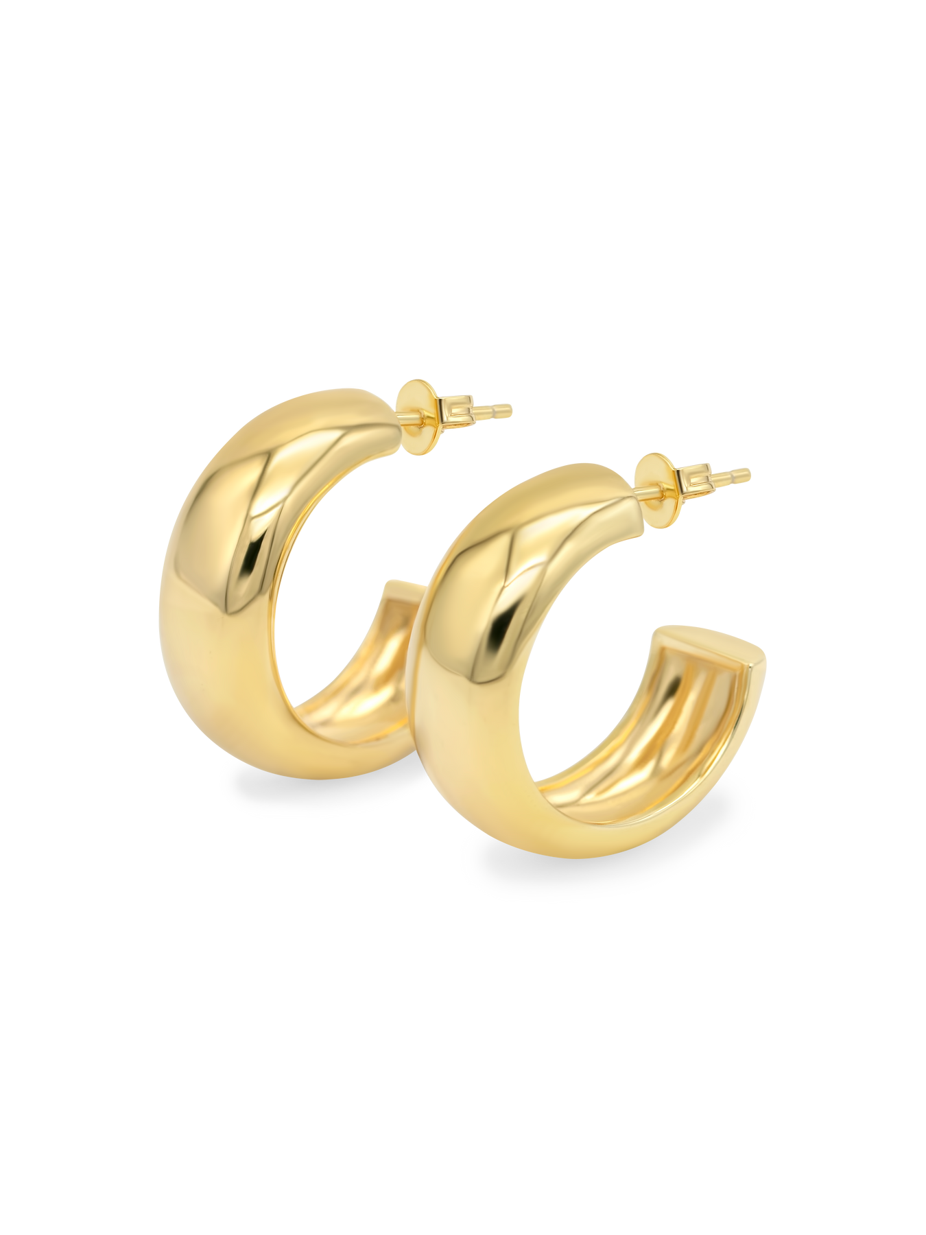 Bold Dome Hoops - Guld