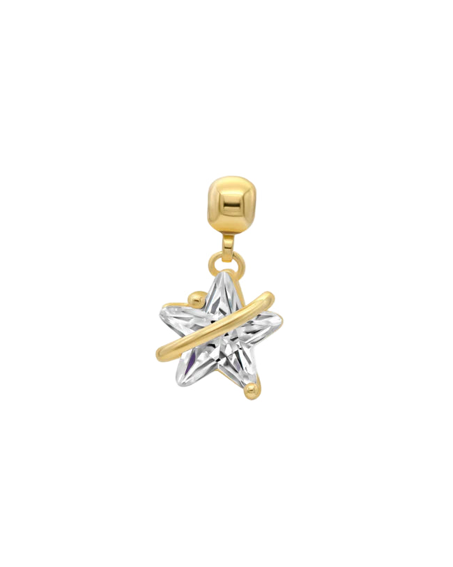 Diamond Star Charm - Guld