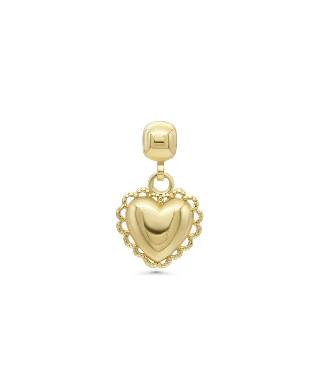 Heart Charm - Guld