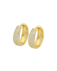 Dome Hoops (L) - Gold