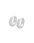 Dome Hoops - Silver
