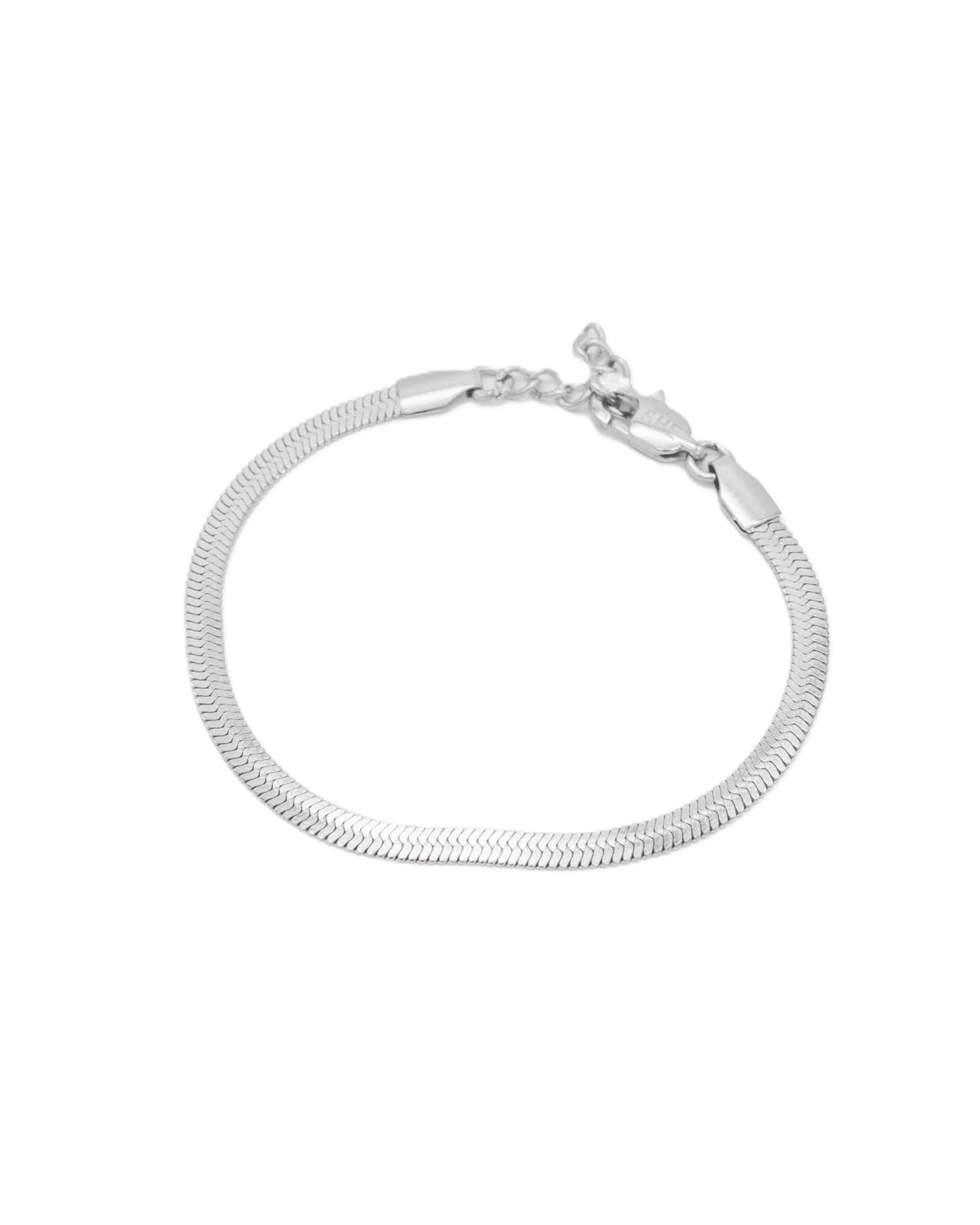 Bone Armband - Silver