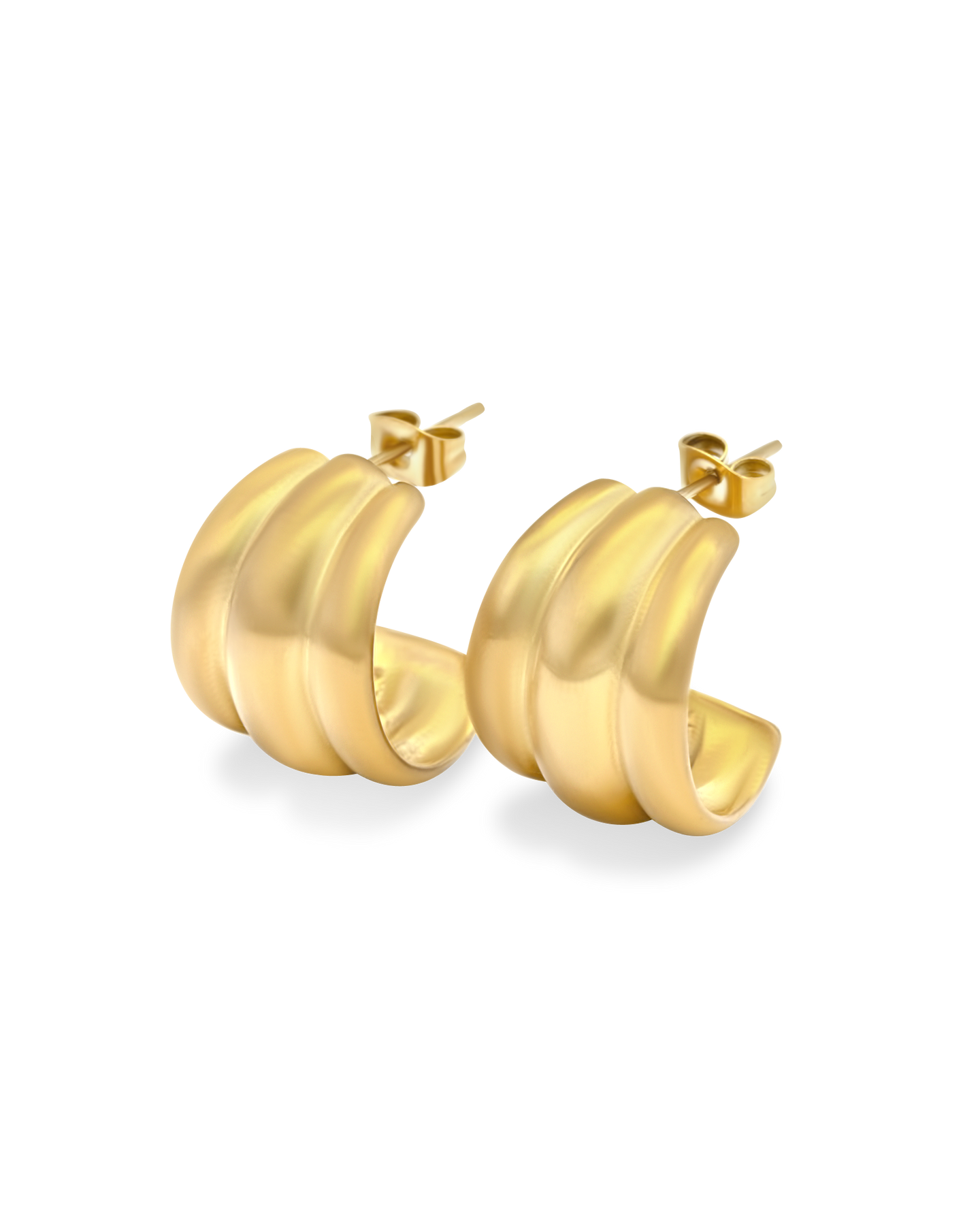 Stack Hoops - Guld