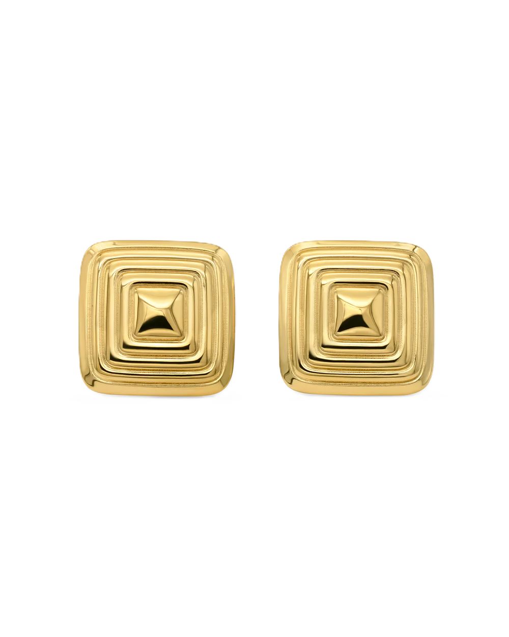 Layer Earrings - Guld